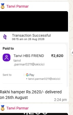 Tanvi Parmar result screenshot