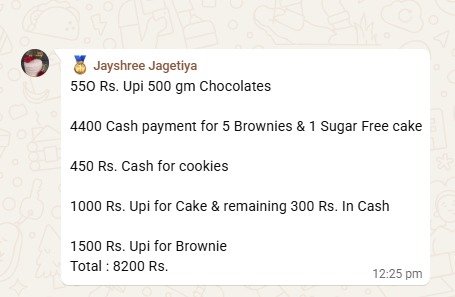 Jayshree Jagetiya result screenshot